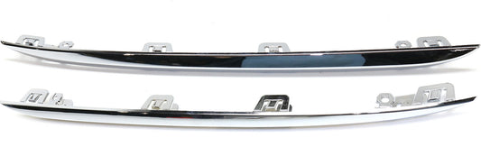 Накладки на бампер спереди, со стороны водителя и пассажира, хром