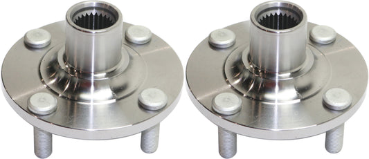 2-Wheel Set Front, Driver and Passenger Side Wheel Hubs, Without Bearing, 4 X 3.94 in. Bolt Pattern