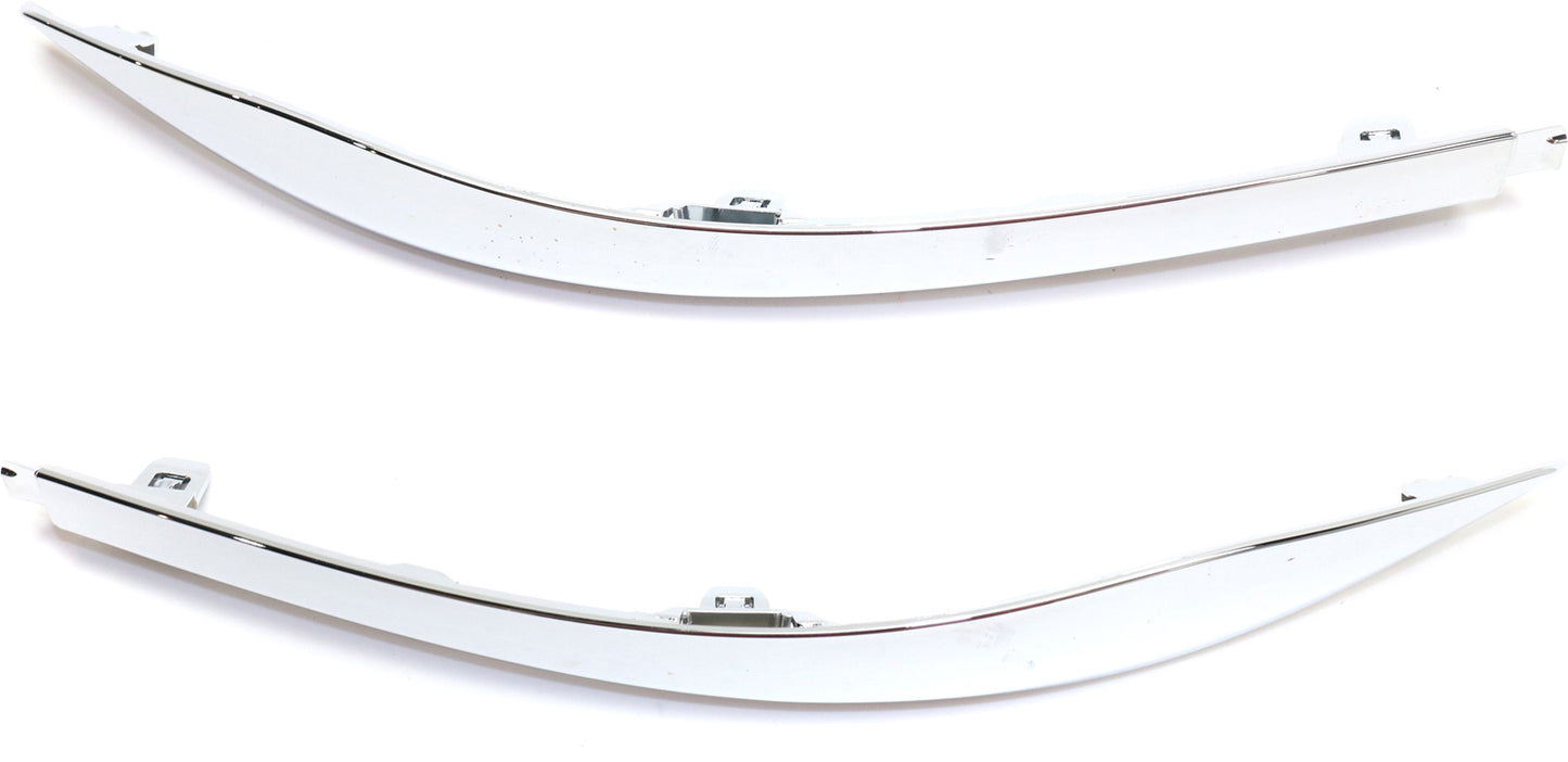 Накладки на задний бампер со стороны водителя и пассажира, хромированные, для моделей без пакета Midnight Special Edition