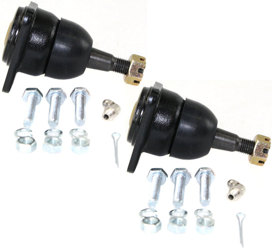 Передние, со стороны водителя и пассажира, верхние шаровые шарниры