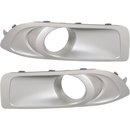Front, Driver and Passenger Side Fog Light Trims, Primed