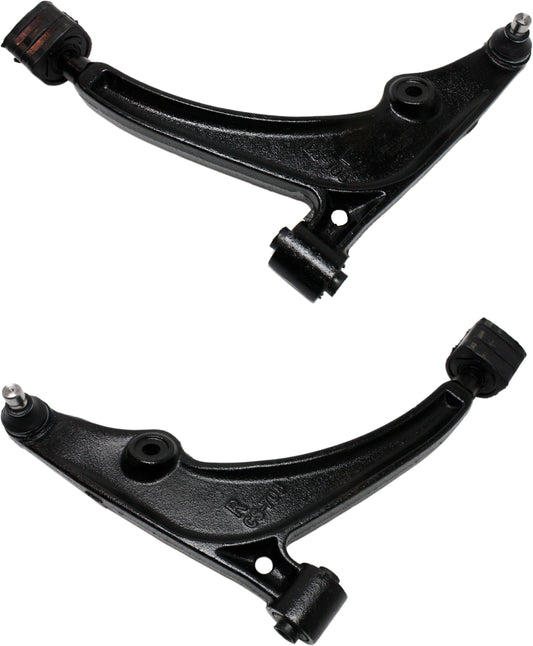 Front, Driver and Passenger Side, Lower Control Arms, With Ball Joint Assembly