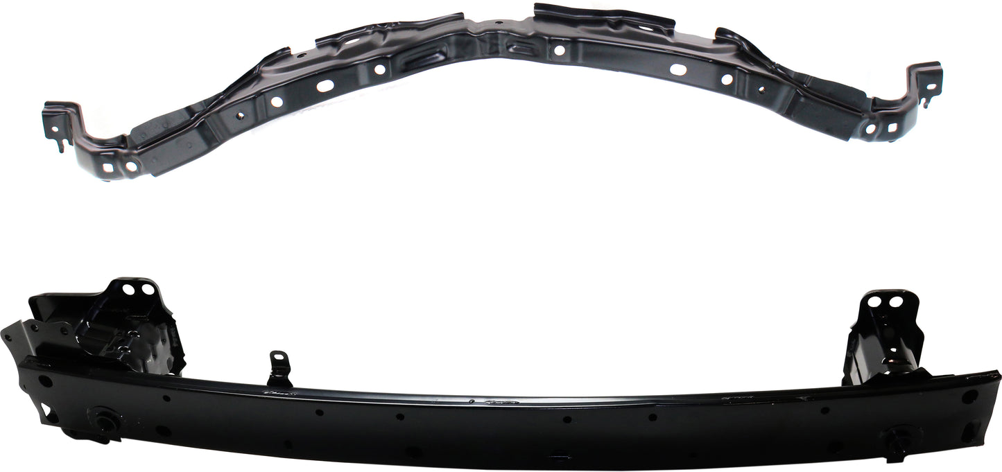 Front, Upper and Lower Bumper Reinforcements, Steel, North America Built Vehicle