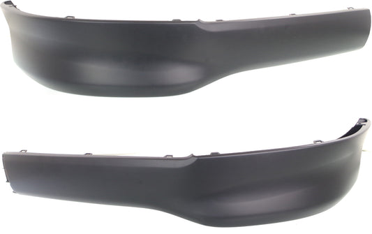 Front, Driver and Passenger Side, Lower Valance, Side Spoiler, Primed
