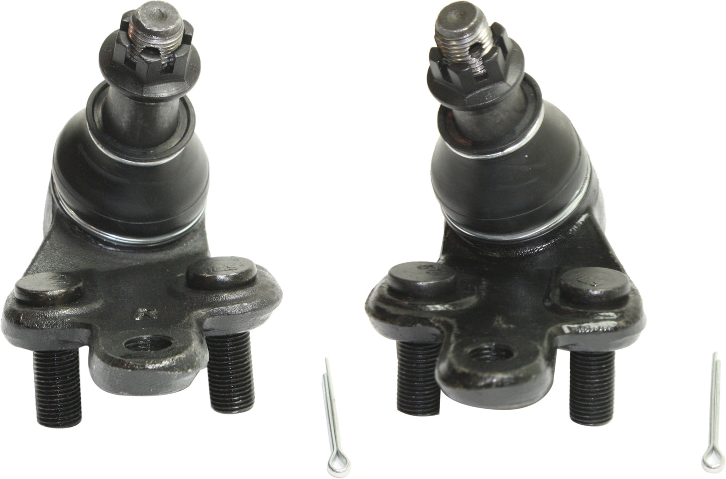 Front, Driver and Passenger Side, Lower Ball Joints, For Models With Standard Design