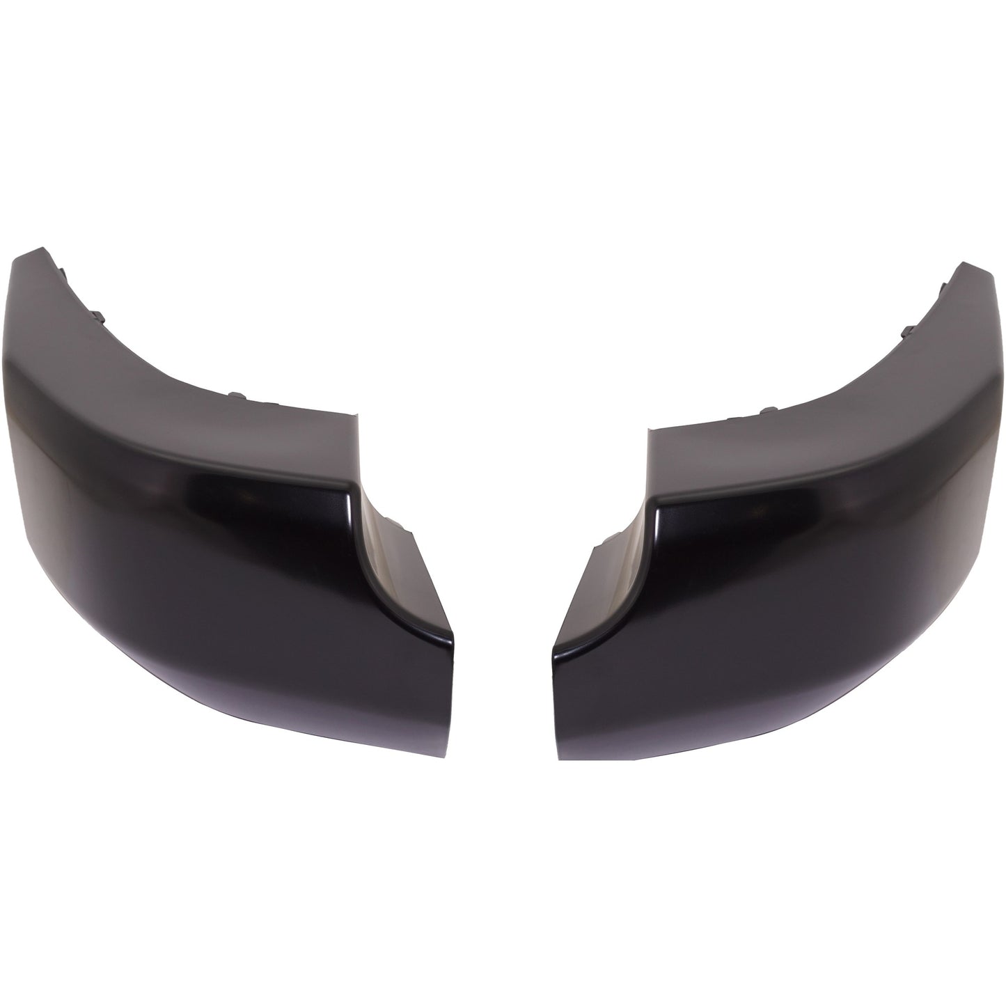 Rear, Driver and Passenger Side Bumper End, Primed Plastic