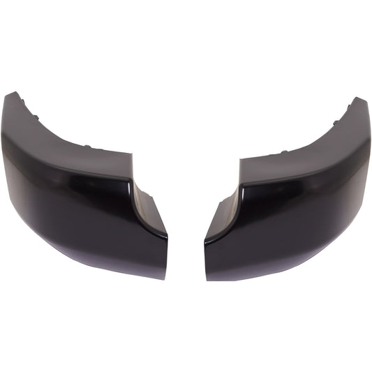 Rear, Driver and Passenger Side Bumper End, Primed Plastic