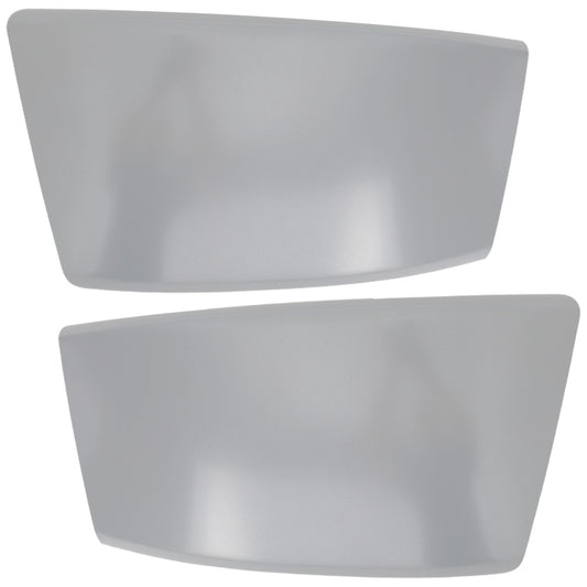 Front, Driver and Passenger Side Bumper, Painted Gray