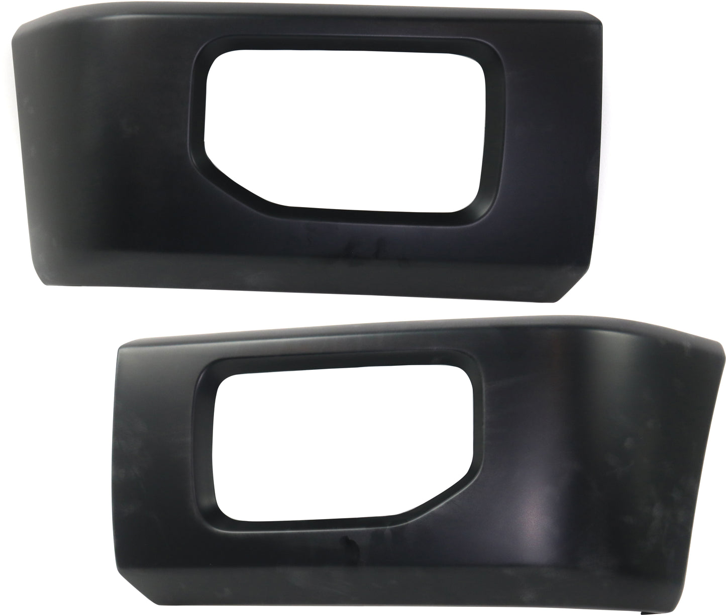 Передний бампер со стороны водителя и пассажира, грунтованный пластик, сертифицированный CAPA