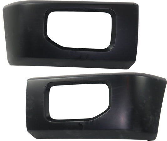 Передний бампер со стороны водителя и пассажира, грунтованный пластик, сертифицированный CAPA