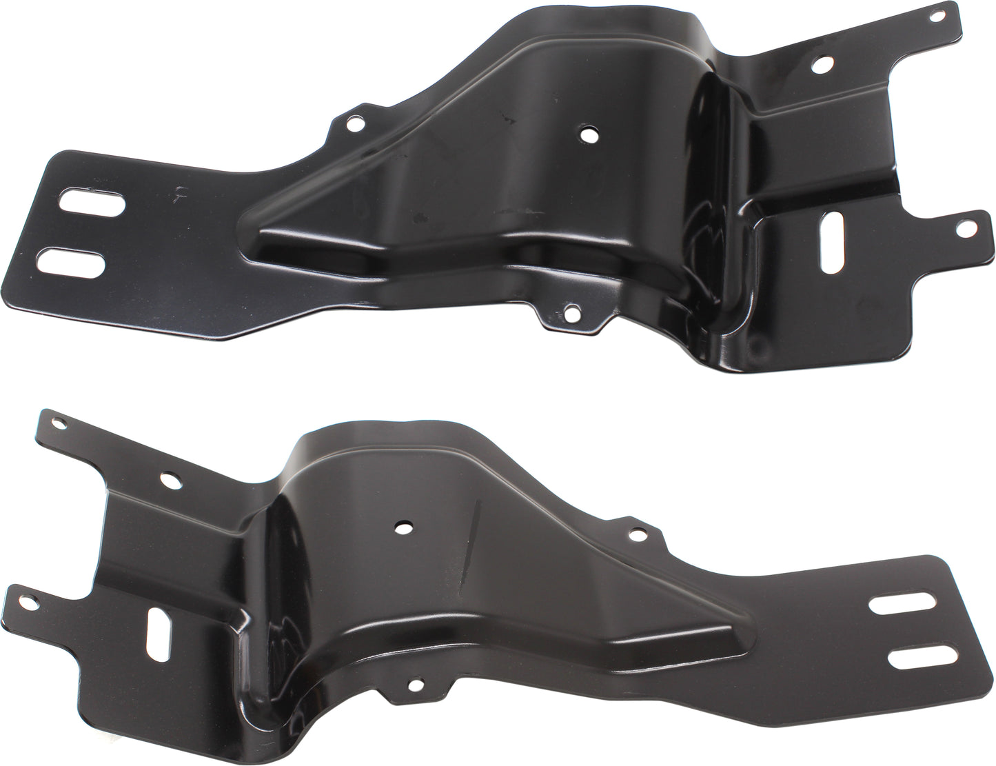 Front, Driver and Passenger Side Bumper Brackets, Side Mounting Bracket