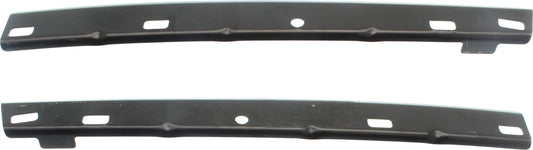 Front, Driver and Passenger Side, Upper Bumper Brackets, 1-Piece Bumper