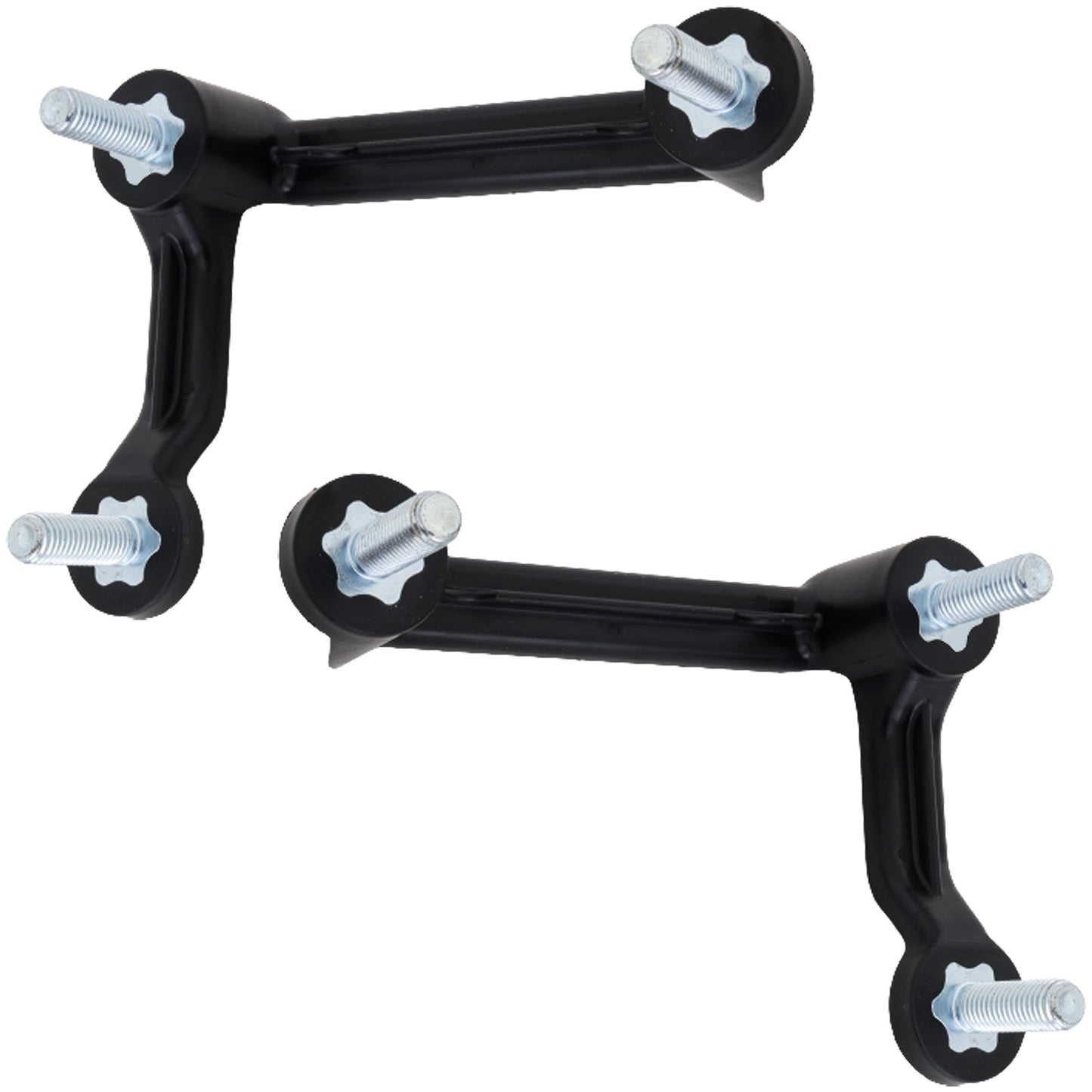 Front, Driver and Passenger Side Bumper Brackets, Mounting Plate Bracket