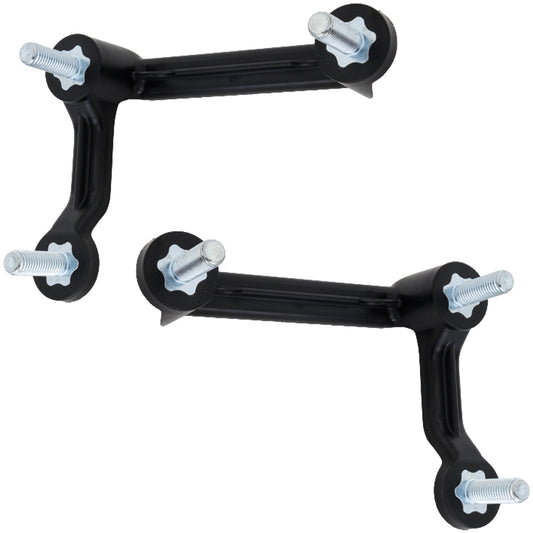 Front, Driver and Passenger Side Bumper Brackets, Mounting Plate Bracket