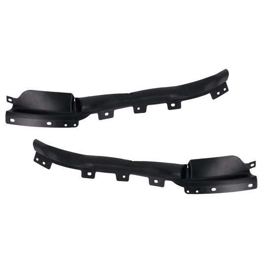 Front, Driver and Passenger Side Bumper Trim, Textured Black