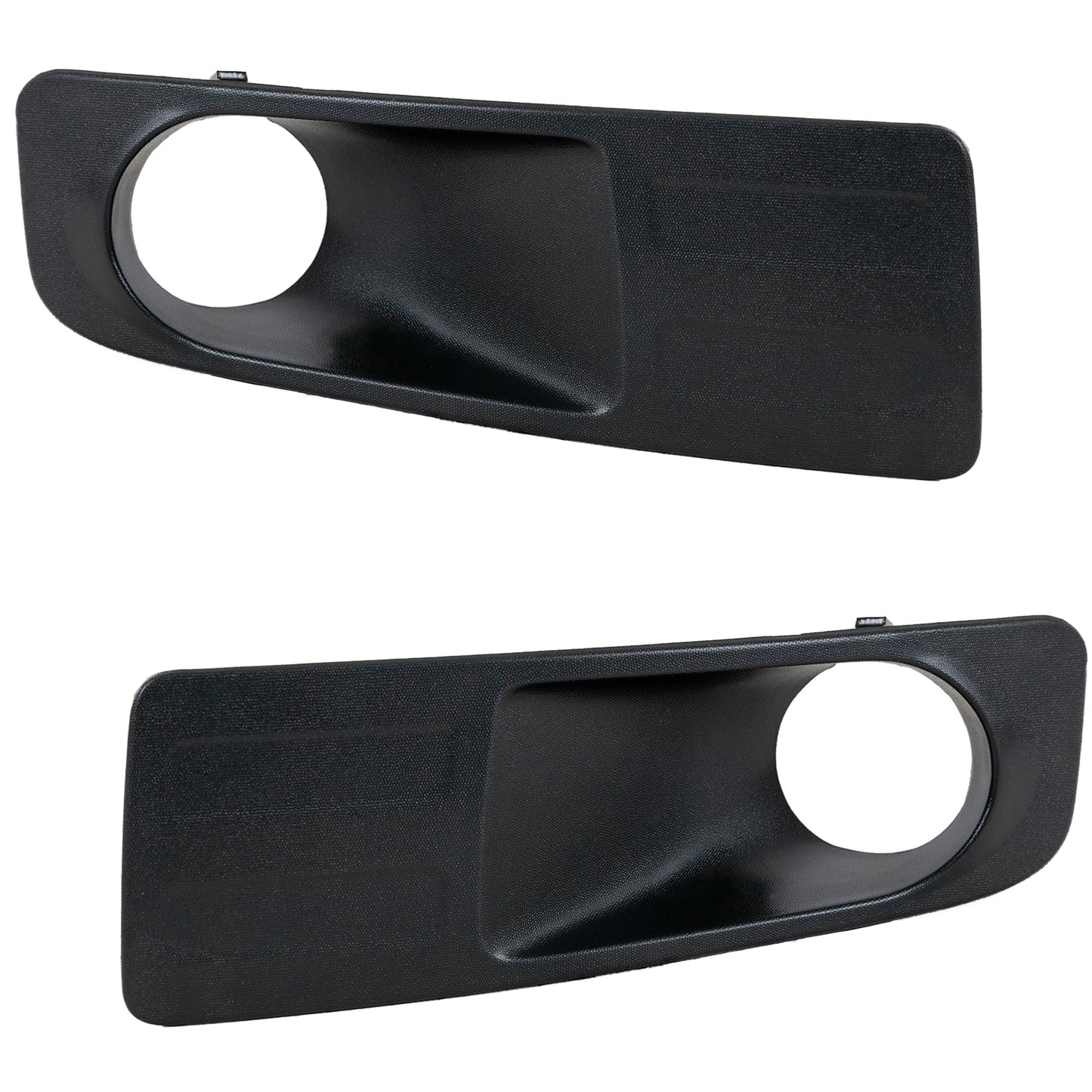 Front, Driver and Passenger Side Fog Light Trims, Black, Production Date From September 05 2006