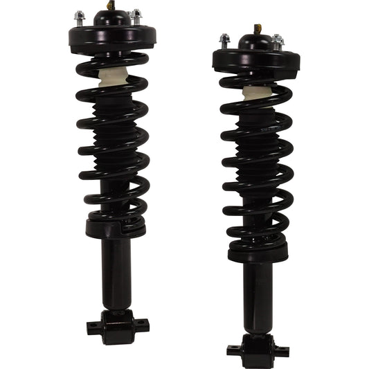 Front, Driver and Passenger Side Fully Loaded Strut, RWD, Standard Cab Pickup