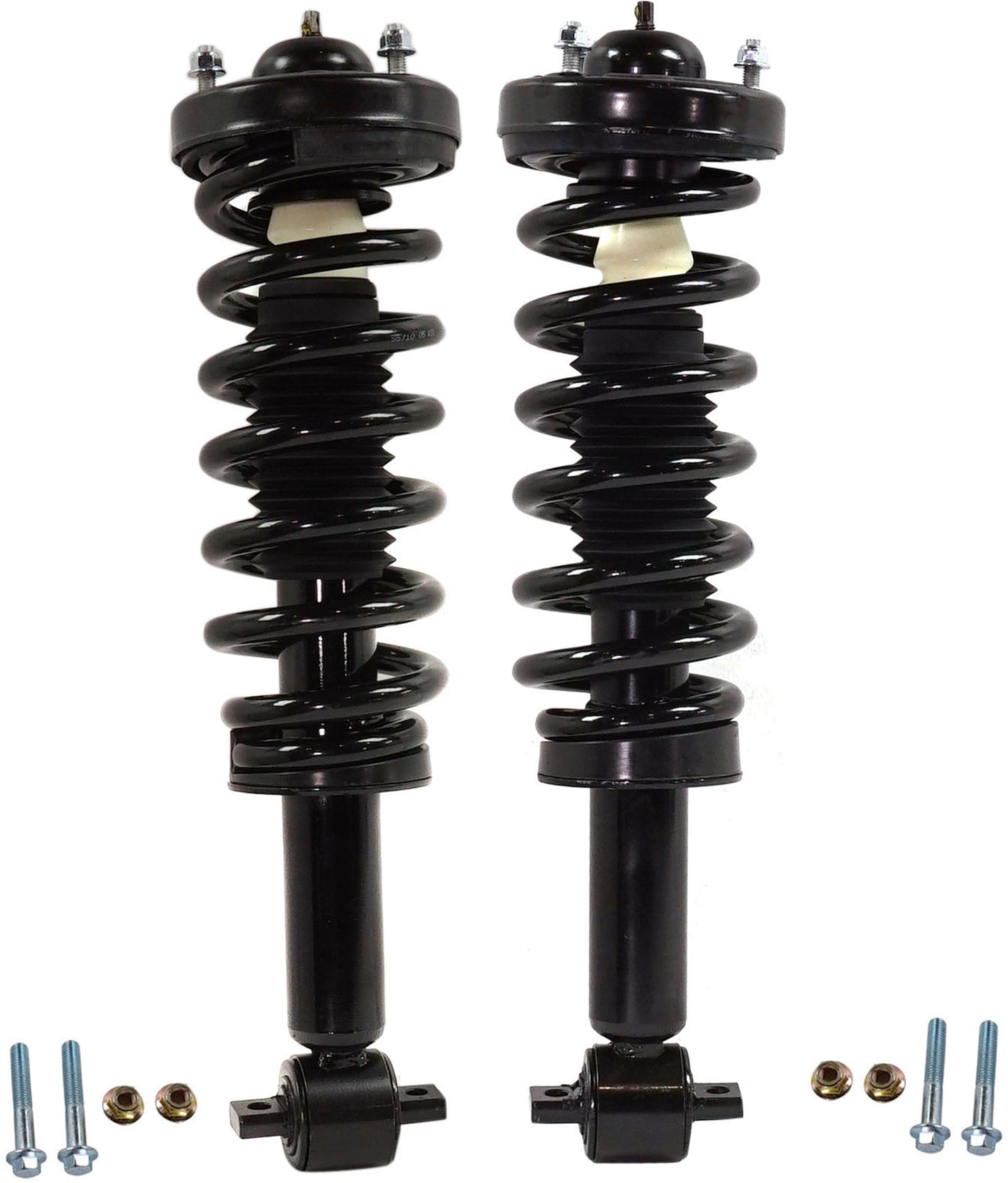 Front, Driver and Passenger Side Fully Loaded Strut, RWD