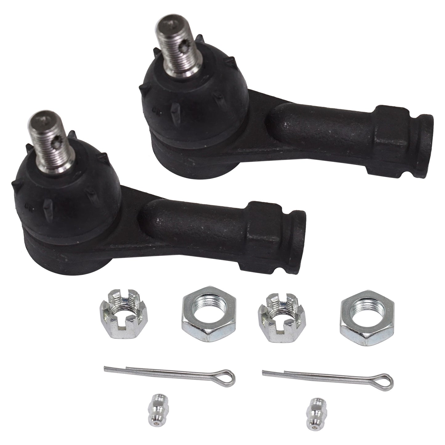 Front, Driver and Passenger Side, Outer Tie Rod Ends