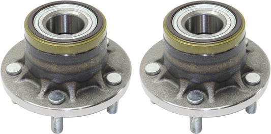 Rear, Driver and Passenger Side Wheel Hub, 5 Lugs, With Bearing, FWD, 2.0L, 4Cyl