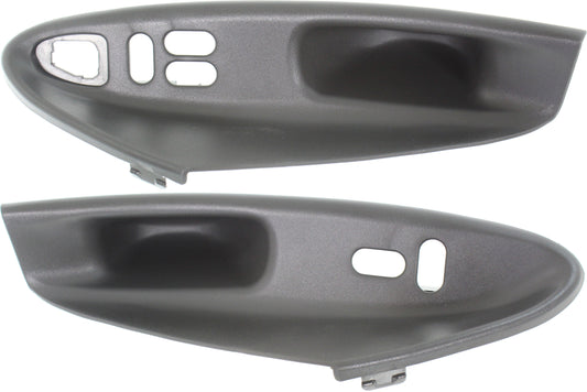 Front, Driver and Passenger Side Window Switch Bezels