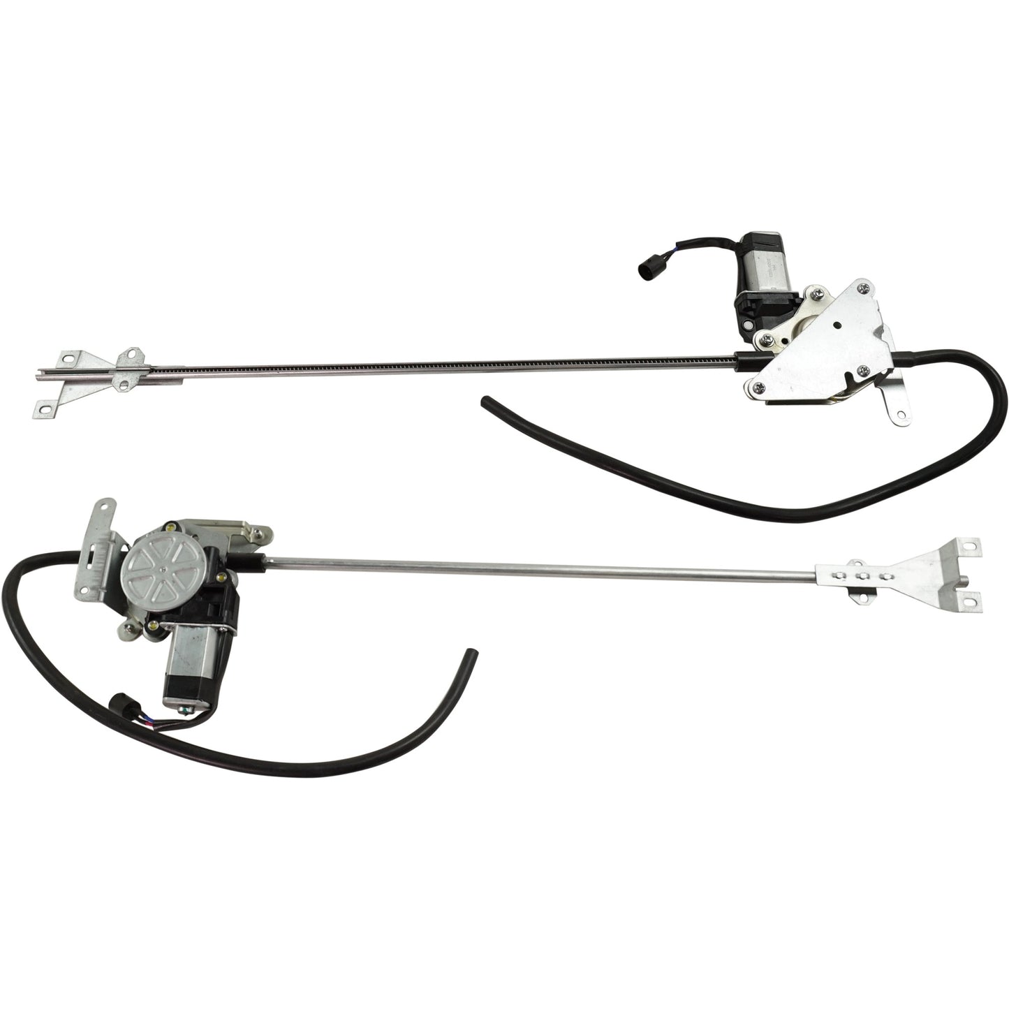 Электростеклоподъемник с электроприводом для передних дверей, со стороны водителя и пассажира, с мотором
