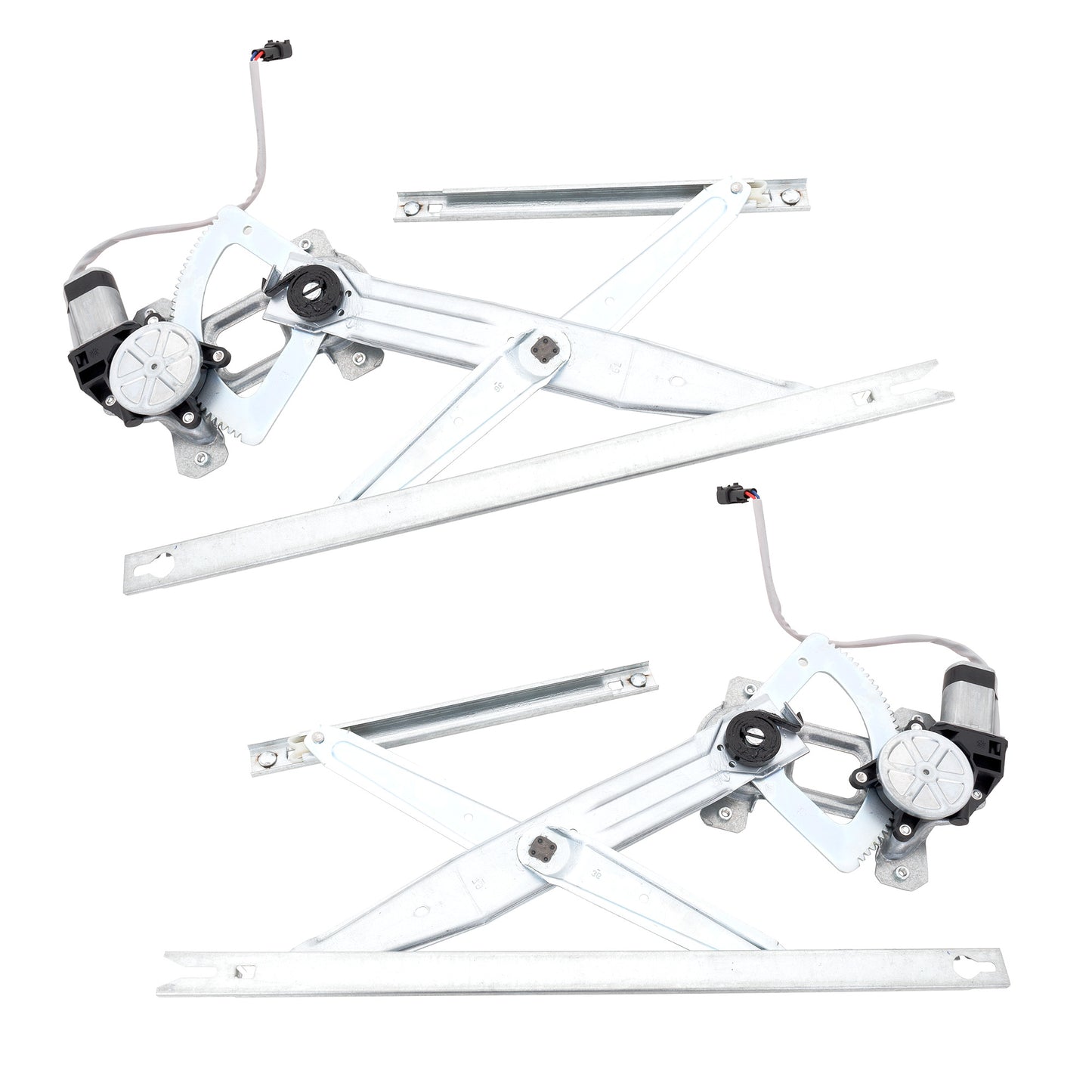 Электростеклоподъемники с электроприводом спереди, со стороны водителя и пассажира, с мотором