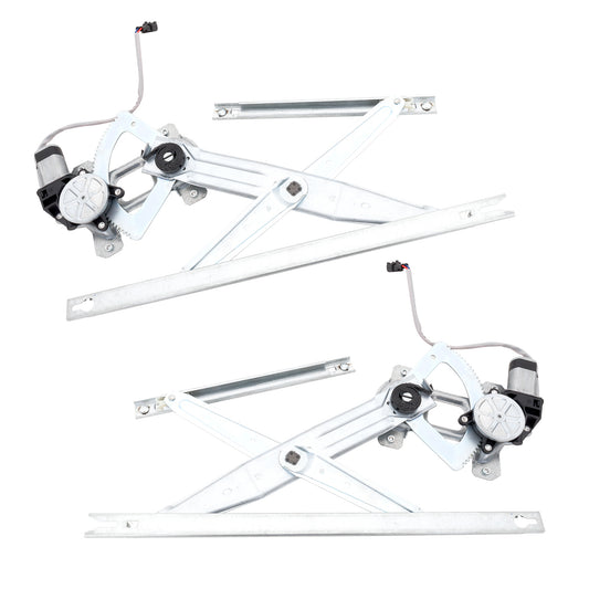 Электростеклоподъемники с электроприводом спереди, со стороны водителя и пассажира, с мотором