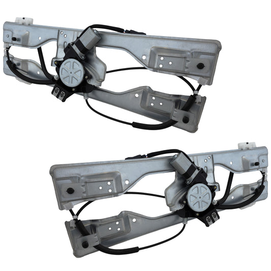 Стеклоподъемники задние, водительские и пассажирские, с электроприводом