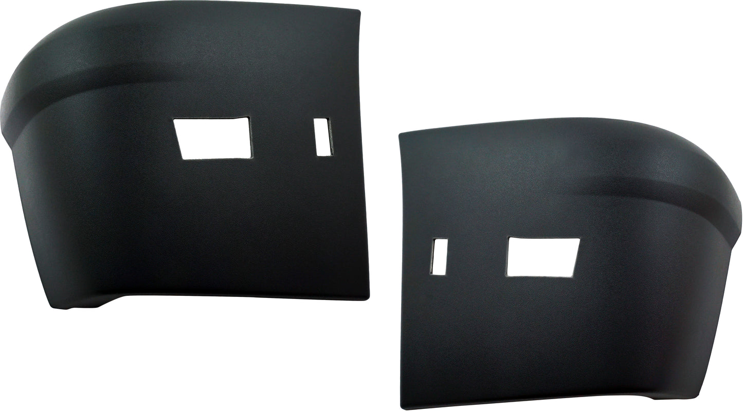 Задний бампер со стороны водителя и пассажира, текстурированный пластик