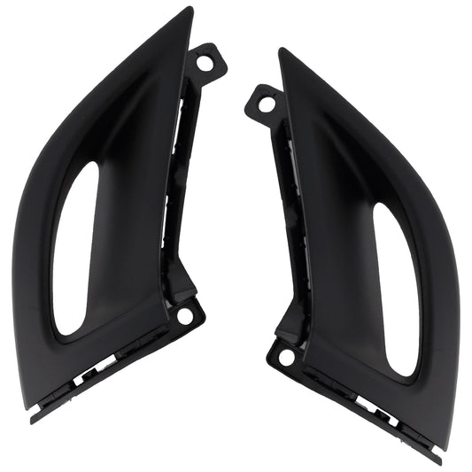 Front, Driver and Passenger Side Textured Black Bumper Covers, LX Model