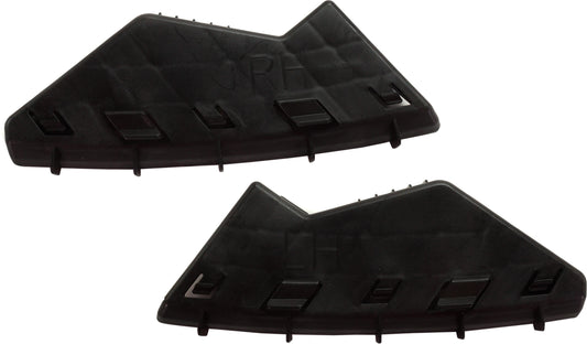 Front, Driver and Passenger Side Bumper Brackets, Upper Support