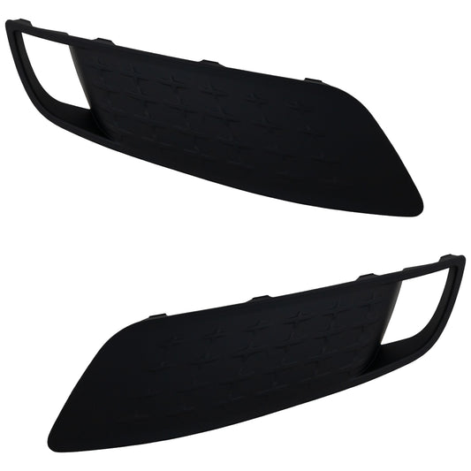 Решетки бампера спереди, со стороны водителя и пассажира, грунтованные