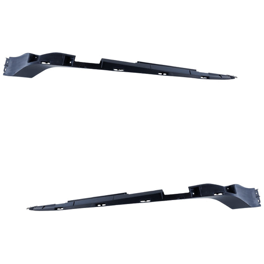 Driver and Passenger Side Grille Trim, Black, Sedan
