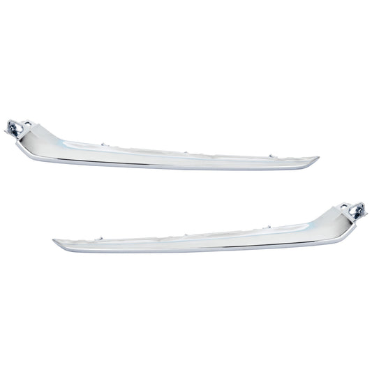 Grille Trims, Driver and Passenger Side, Chrome