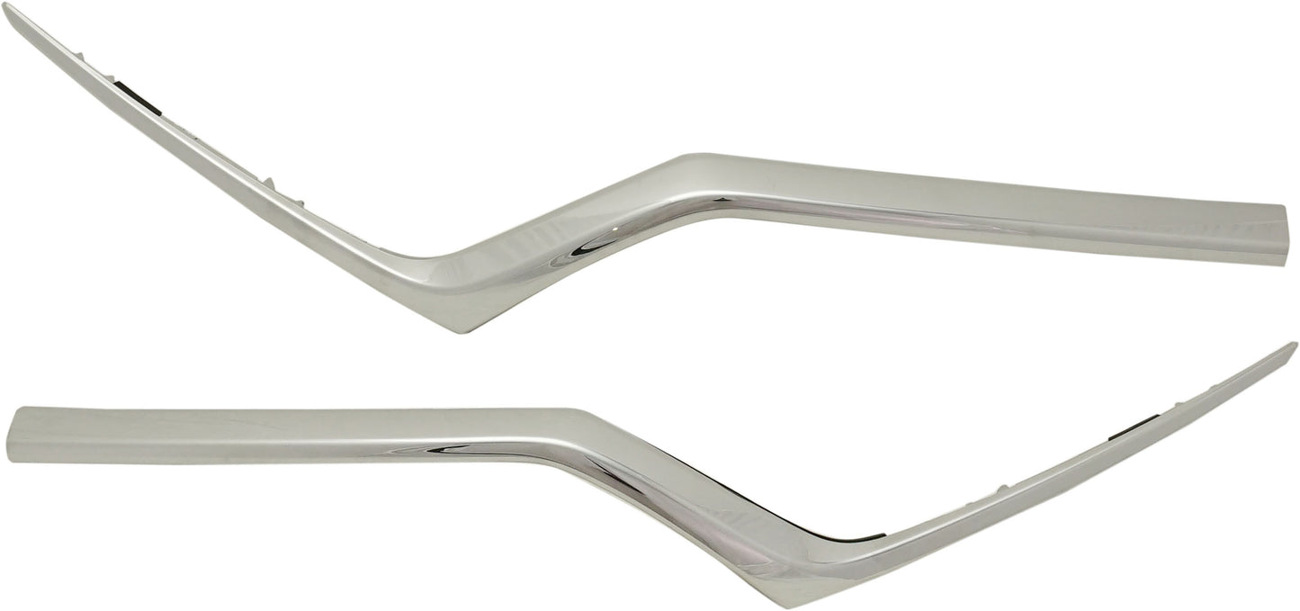 Driver and Passenger Side Grille Trim, Chrome, North America Built Vehicle