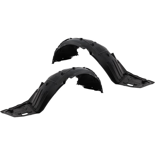 Front, Driver and Passenger Side Fender Liners, Plastic, with Insulation Foam, Canada Built Vehicle