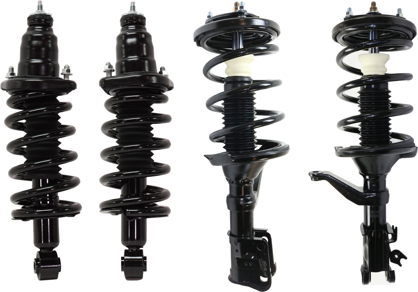 Front and Rear, Driver and Passenger Side Fully Loaded Strut