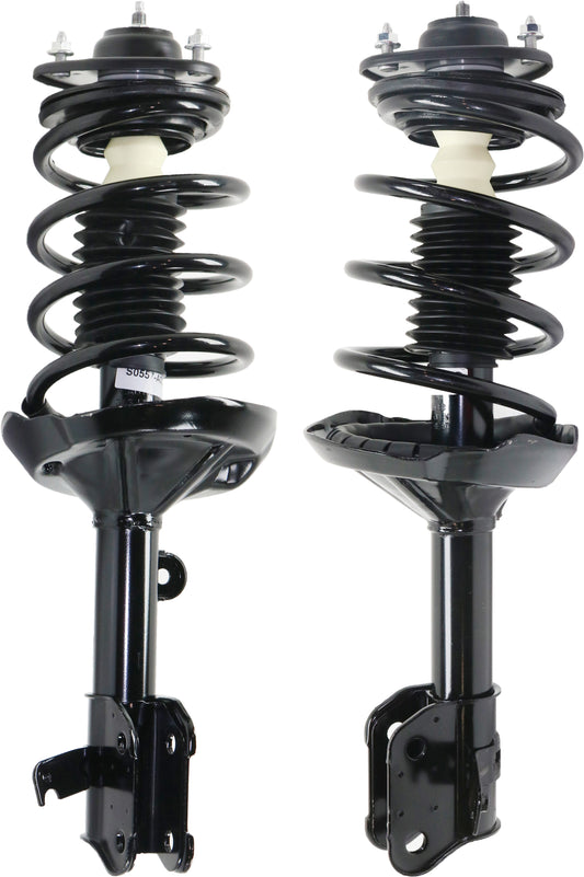 Front, Driver and Passenger Side Fully Loaded Strut, FWD
