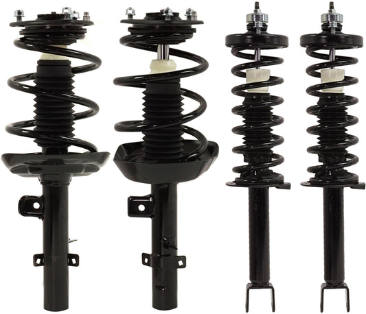 Front and Rear, Driver and Passenger Side Fully Loaded Strut