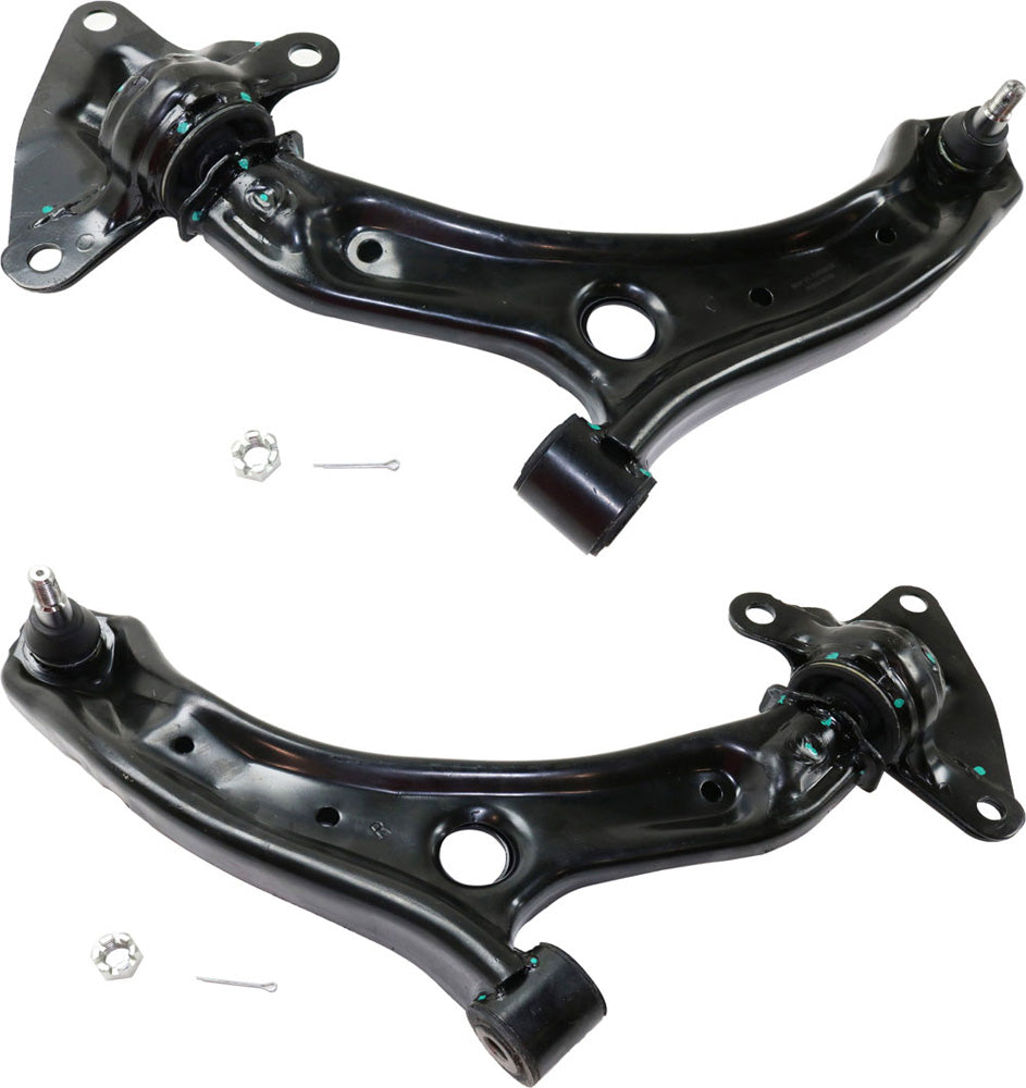 Front, Driver and Passenger Side, Lower Control Arms, With Ball Joints