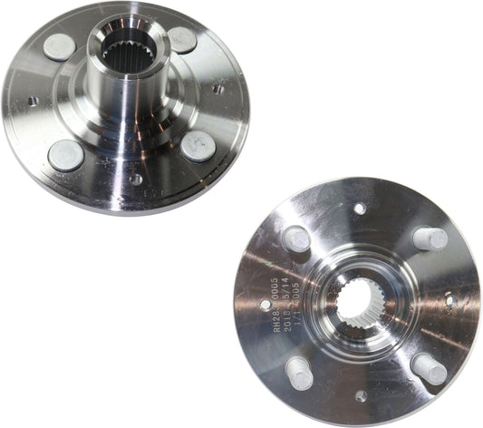 2-Wheel Set Front, Driver and Passenger Side Wheel Hubs, without Bearing, 4 x 3.94 in. Bolt Pattern