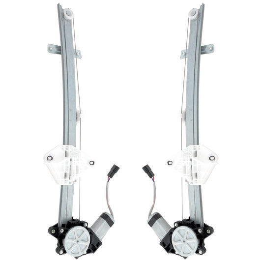 Задний электростеклоподъемник со стороны водителя и пассажира, с мотором