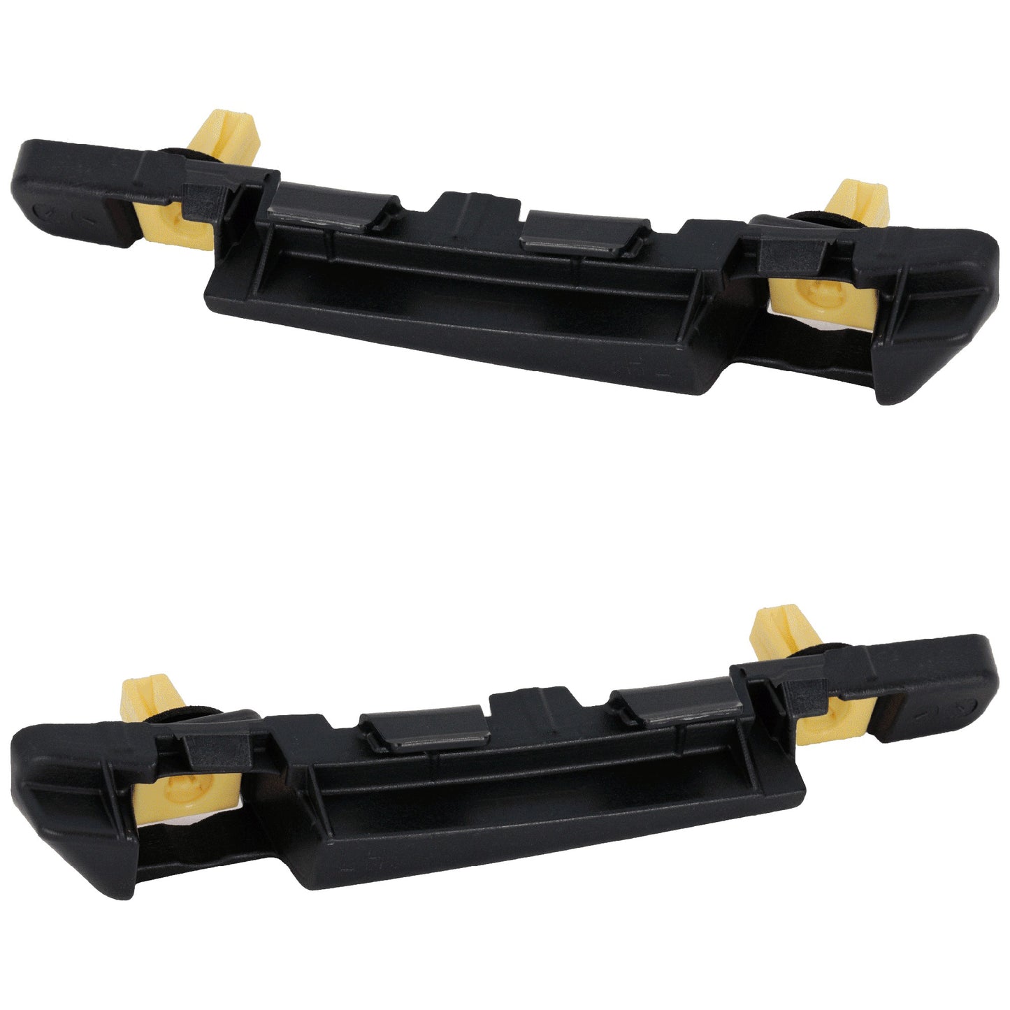 Rear, Driver and Passenger Side Bumper Brackets, Retainer Bracket