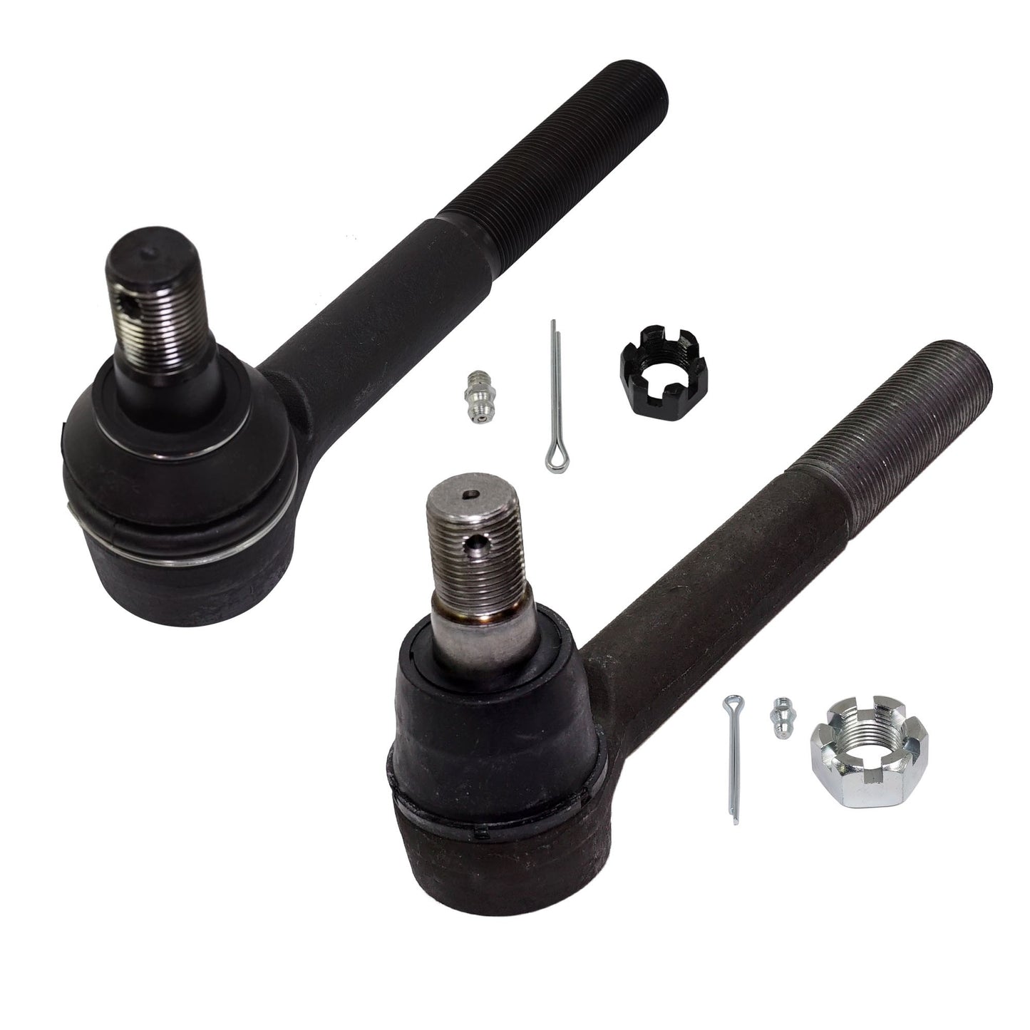 Front, Driver and Passenger Side, Outer Tie Rod Ends