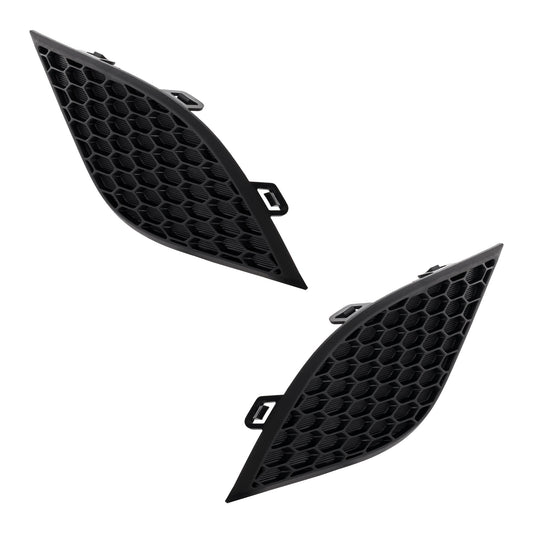 Решетка бампера со стороны водителя и пассажира, текстурированная черная