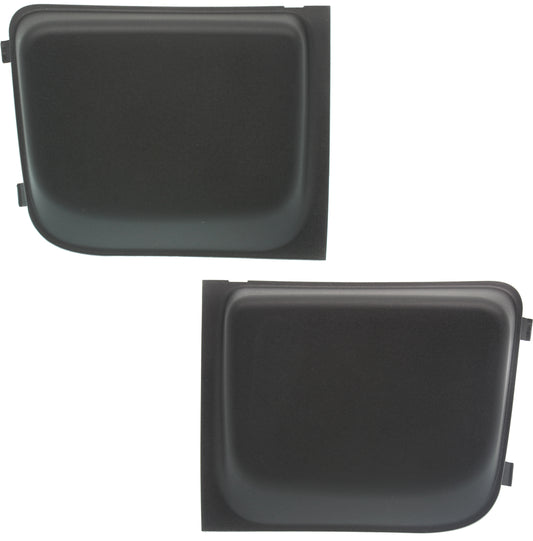 Front, Driver and Passenger Side, Outer Bumper Grilles, Primed