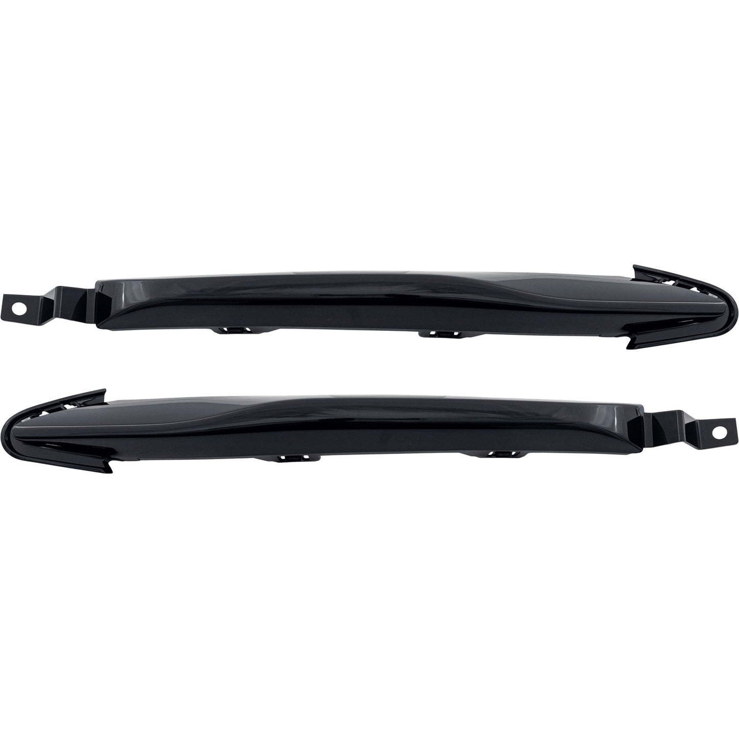Driver and Passenger Side Fog Light Trims, Black