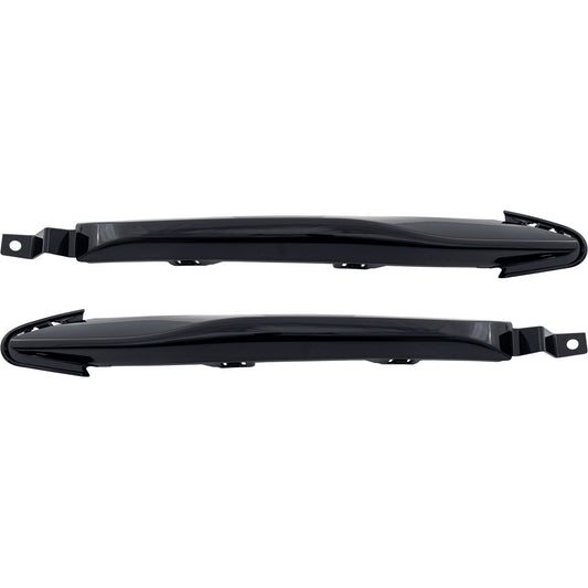 Driver and Passenger Side Fog Light Trims, Black