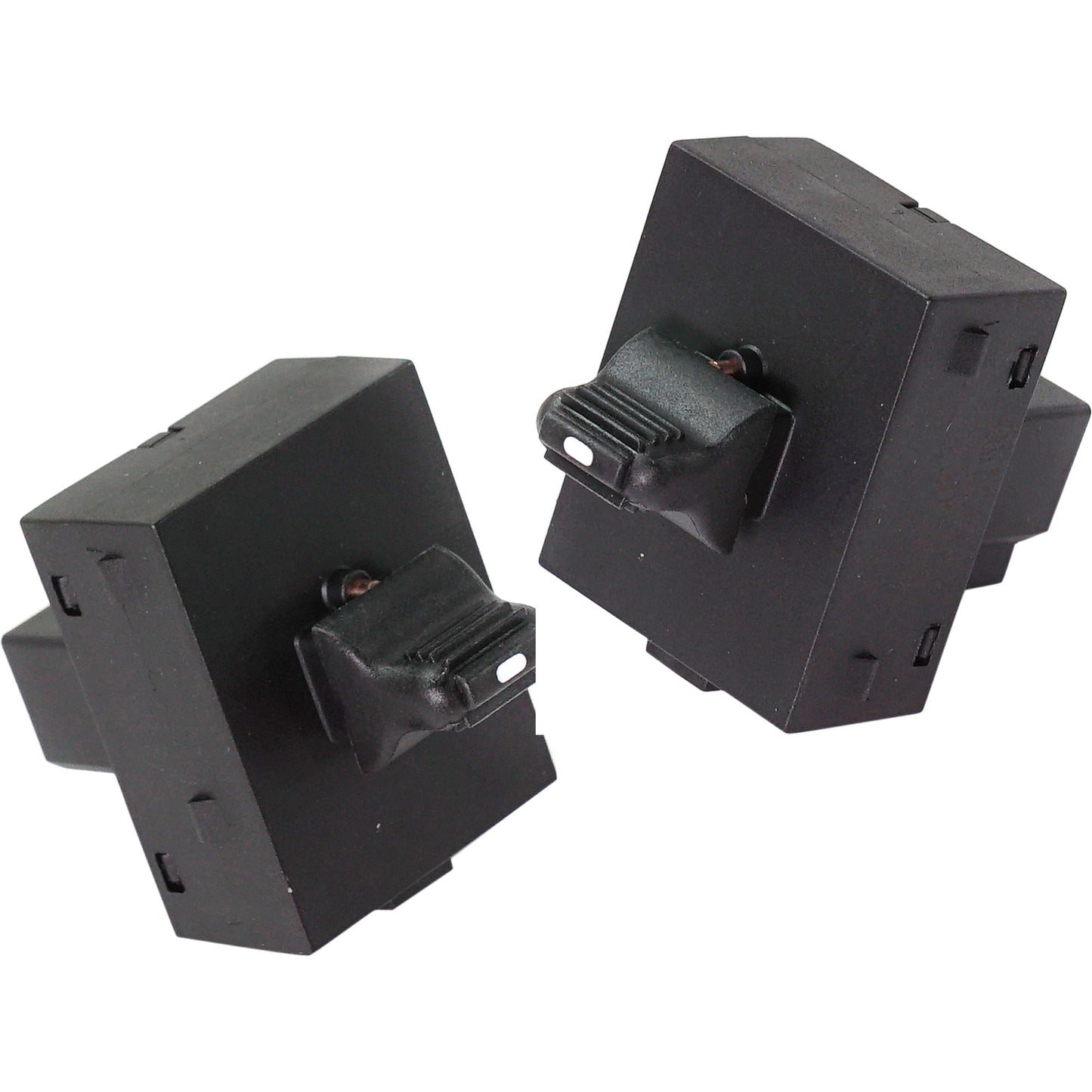 Rear, Driver and Passenger Side Window Switches, Black